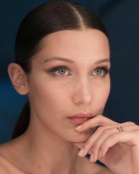 Maquillage Bella Hadid 2017