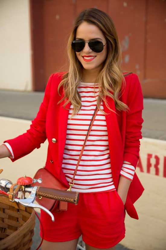 Red horizontal stripe