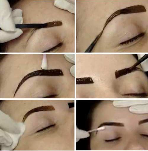 Henné pour les sourcils - tatouage à la maison