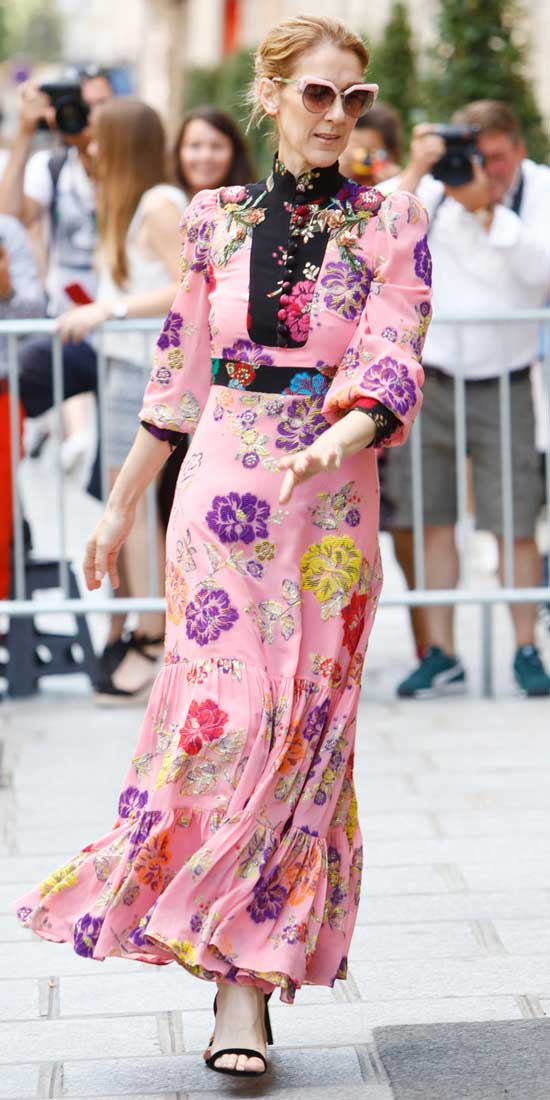 Pink maxi dress