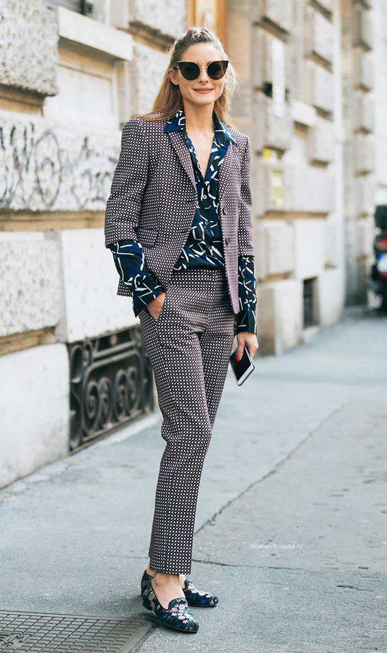 Office style is a fashionable example, Olivia Palermo