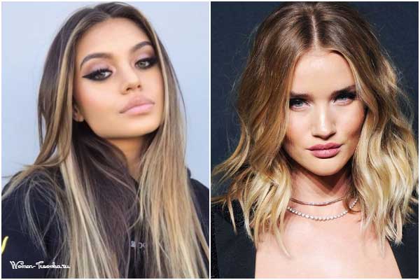 Contouring hairstyles - examples