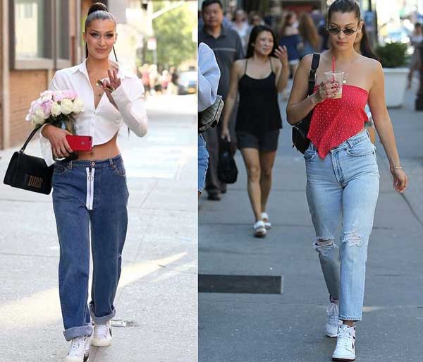 How to Look Cool in Boyfriend Jeans: Learning From Gigi and Bella Hadid