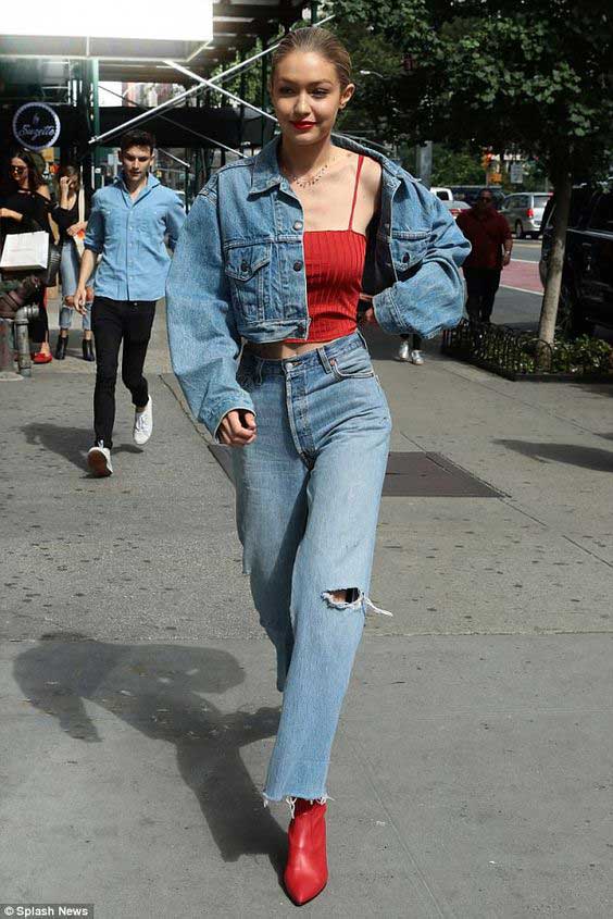 Comment avoir l'air cool dans un jean boyfriend : apprendre de Gigi et Bella Hadid