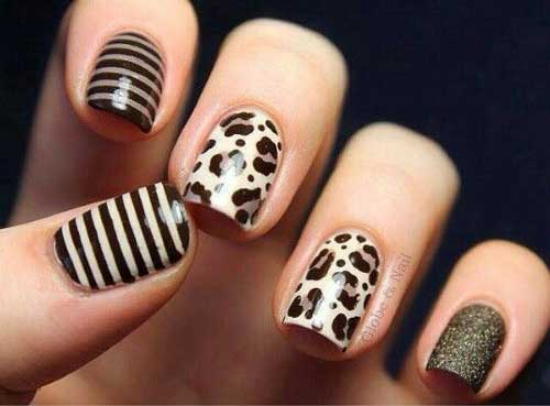 leopard manicure