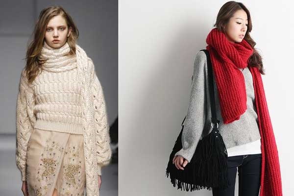 Long scarves - fall trend