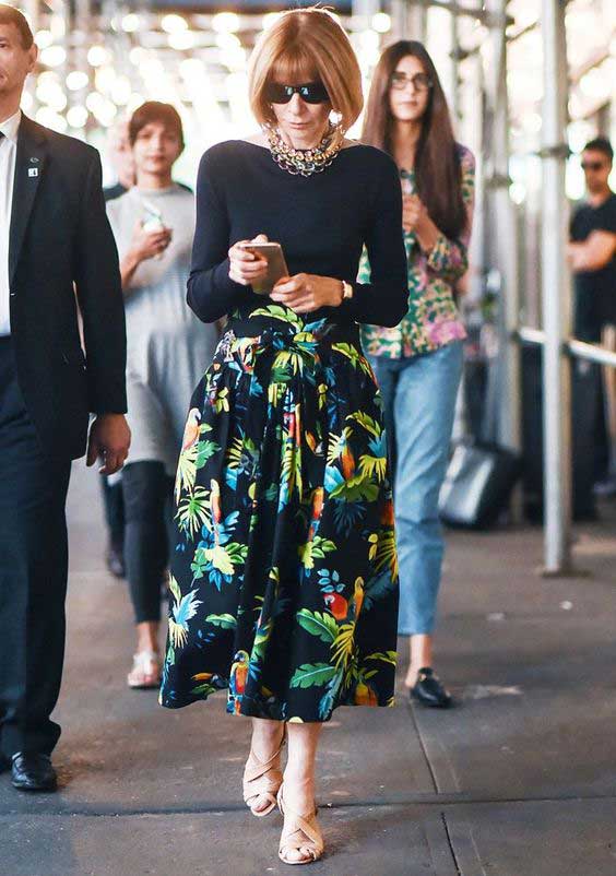 style impeccable, Anna Wintour 2017