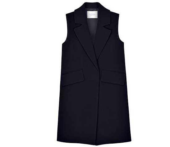 Black vest for the office