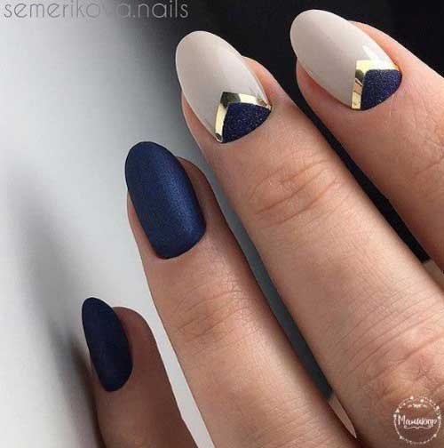 Blue manicure ideas