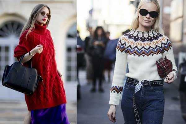 How to wear a sweater in spring 2018