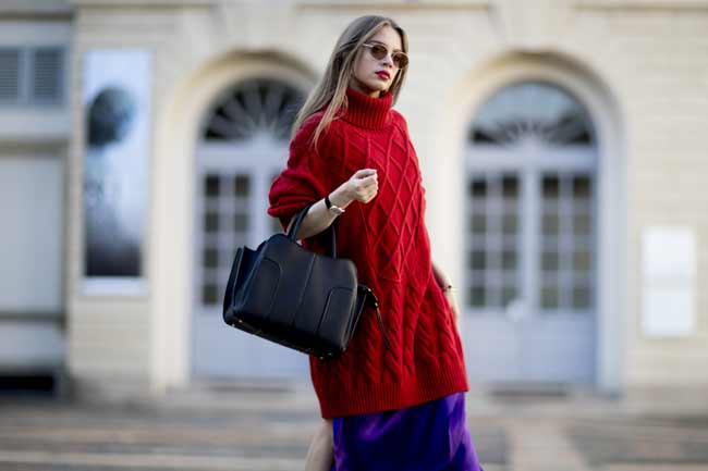 Red sweater