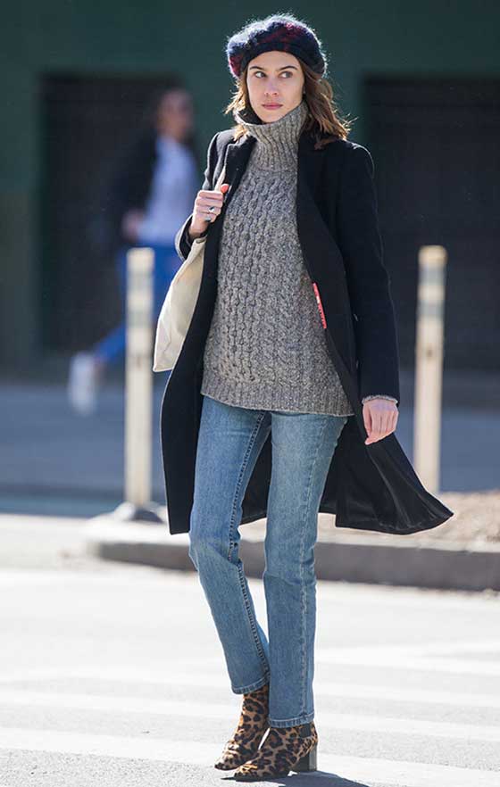 A la recherche d'un pull, image Alexa Chung