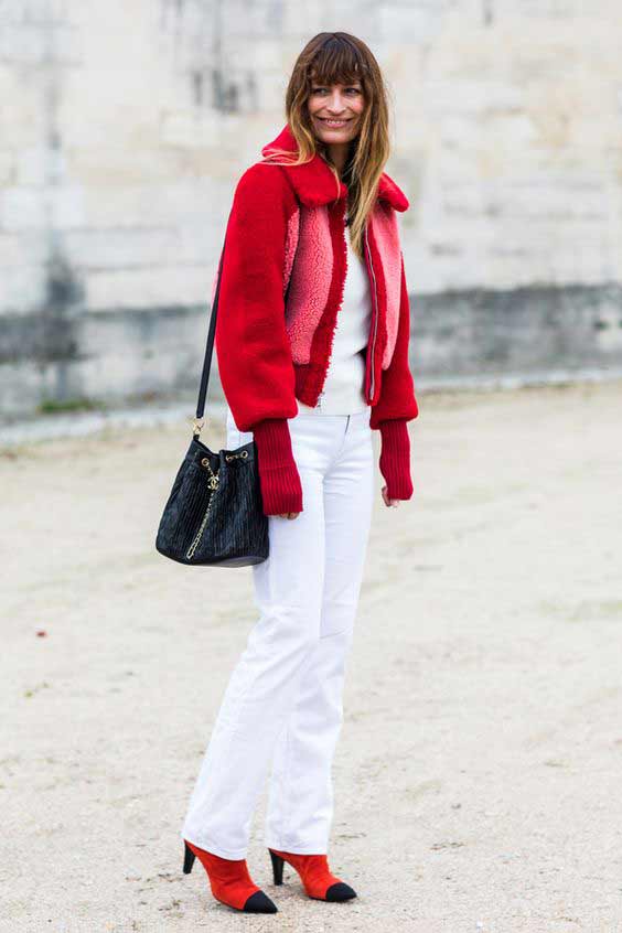 How to wear red