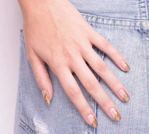 Ongles pailletés