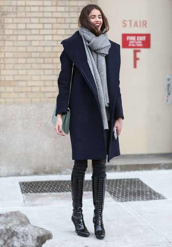 Scandinavian style, scarf