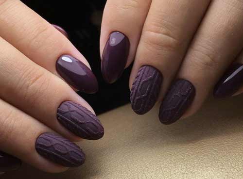 Noble shade of manicure