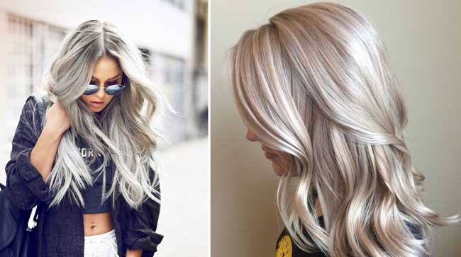 Platinum hair color trend 2017-2018