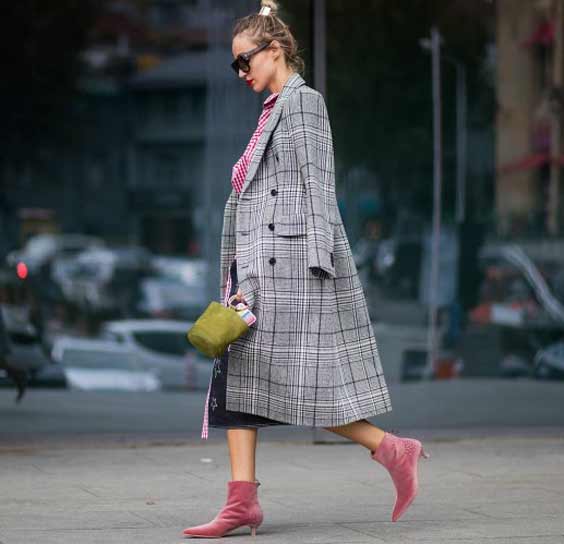 Plaid coat fall-spring 2017-2018