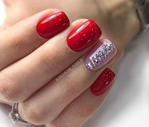 Rouge + strass