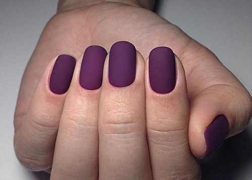 Matte finish on nails