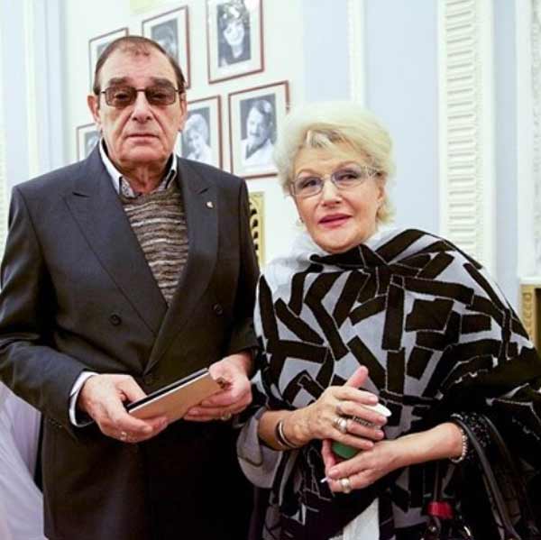 Avec son mari - le caméraman Anatoly Mukasey