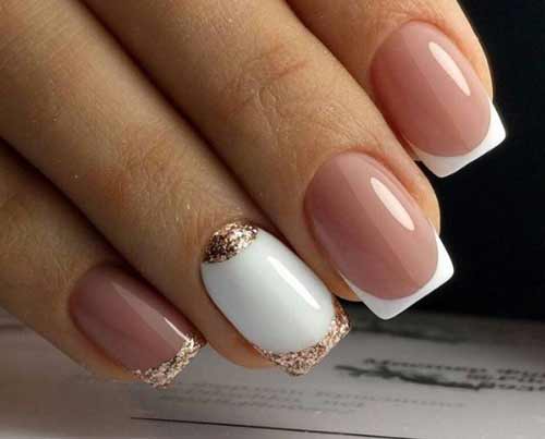 White nail design 2018