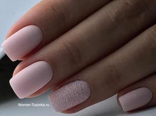 Maximum naturalness: nude nail design ideas