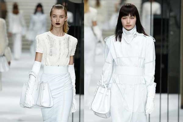 Looks blanc comme neige de la magnifique collection Max Mara 2017/2018