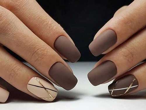 Naturalité maximale: idées de conception d'ongles nude