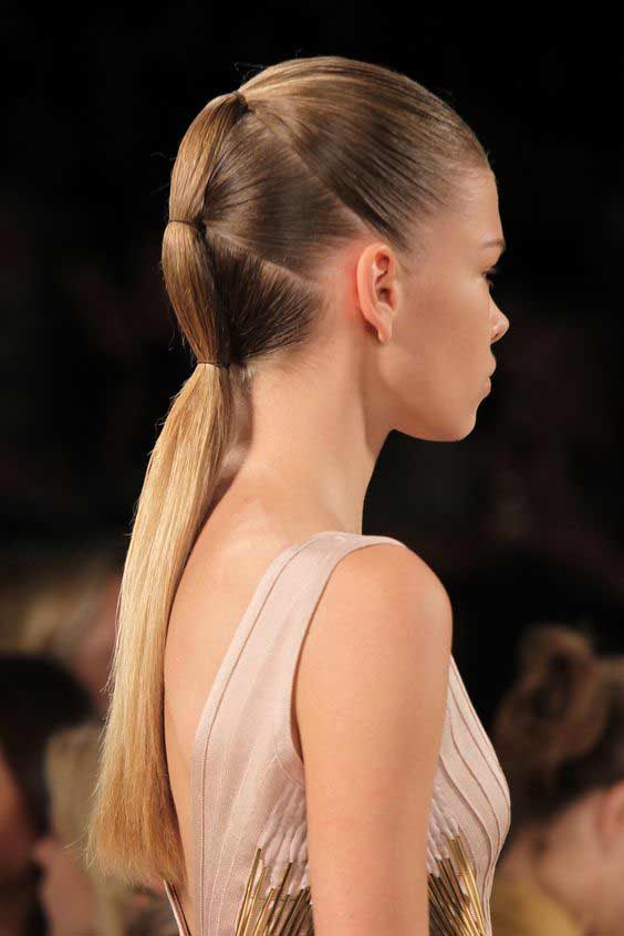 Ponytail hairstyle ideas