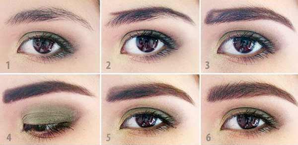 How to draw straight eyebrows