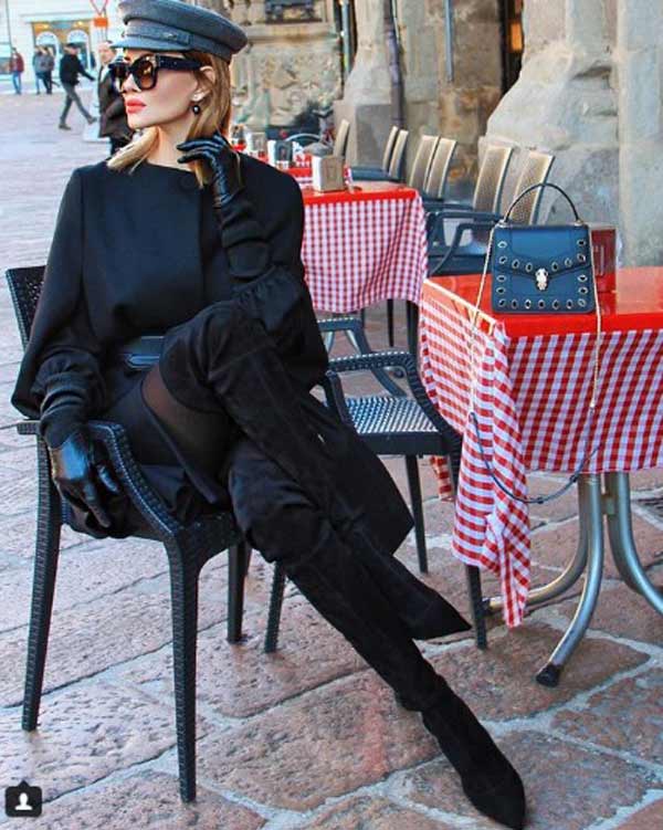 Age is not a hindrance to style: fashionable images of Jacqueline from Italy