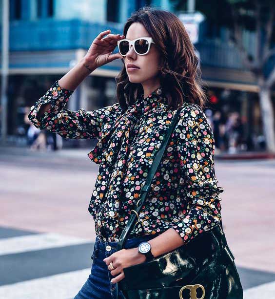 Fashionable floral shirt