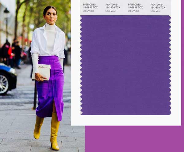 Ultraviolet is the main color of 2018: what to combine with