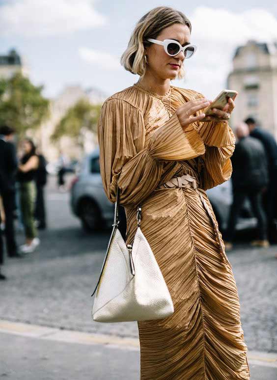 Elegant dress for meeting the New Year