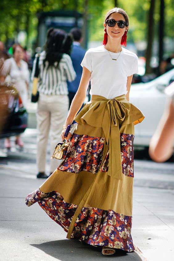 Long skirt trend 2018