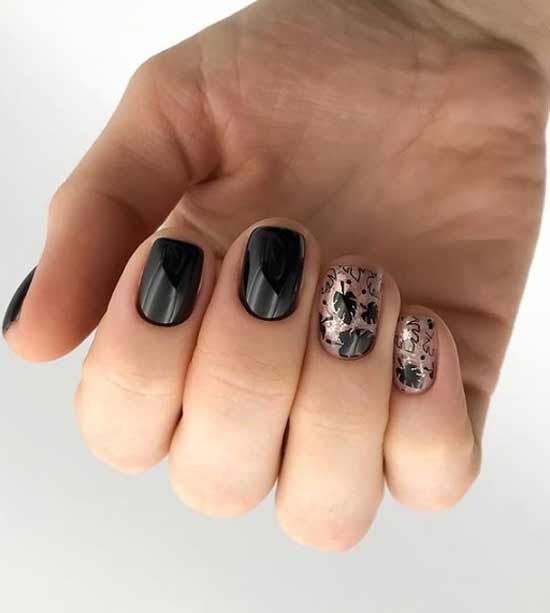 Beautiful black with foil