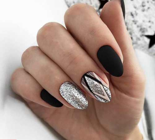 Black Winter Manicure Ideas