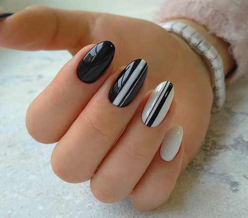 Black manicure photo