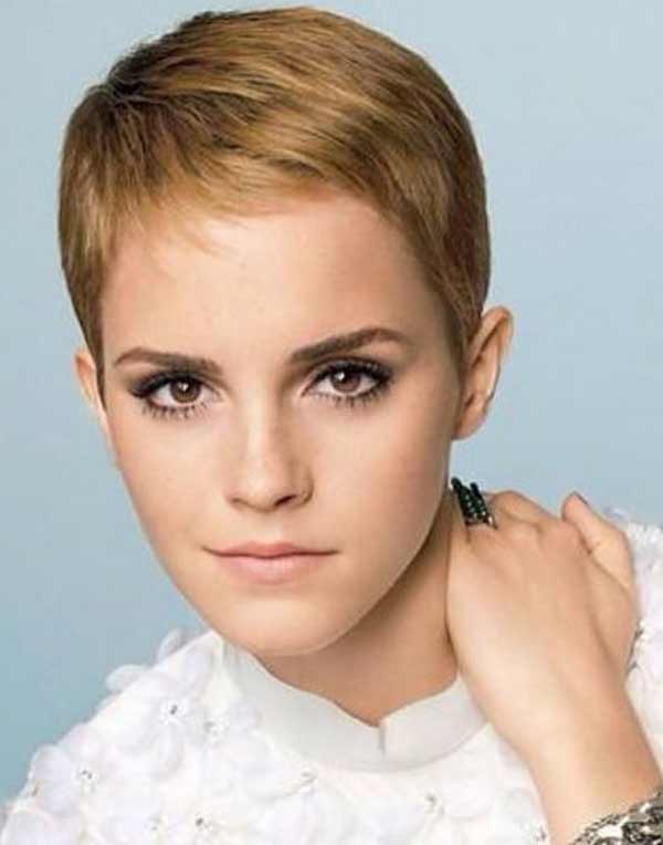 Emma Watson cheveux courts