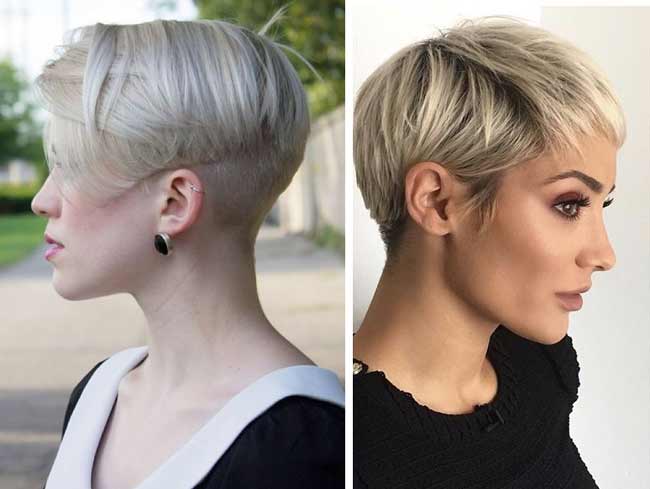 Pixie and Garson haircuts for brittle hair