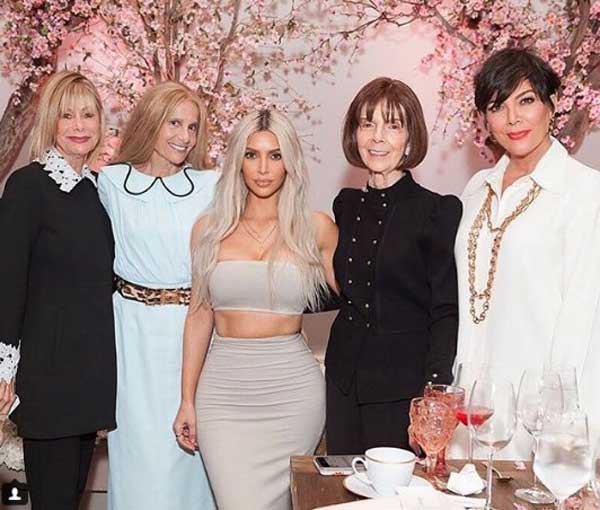 Kris Jenner went blonde