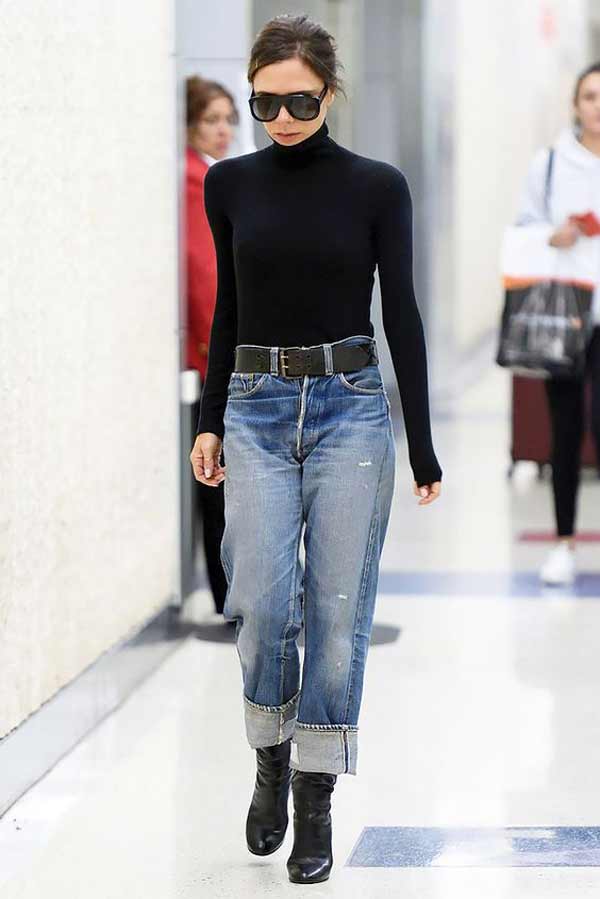 Turtleneck with jeans