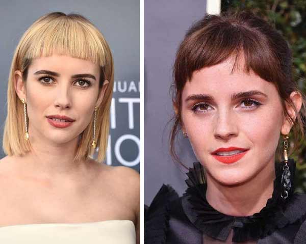 The most fashionable bangs 2018