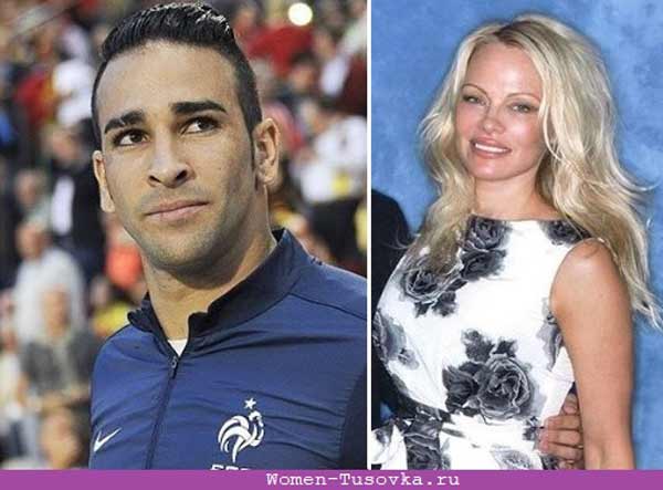 Pamela avec le footballeur Adil Rami