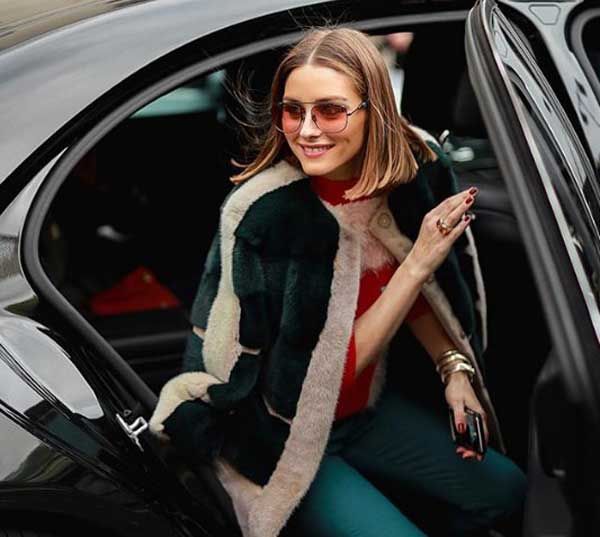 The perfect sweater for spring: the example of Olivia Palermo