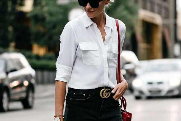 What to combine with a white shirt