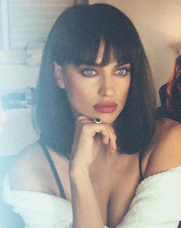 Irina Shayk après une nouvelle coupe de cheveux