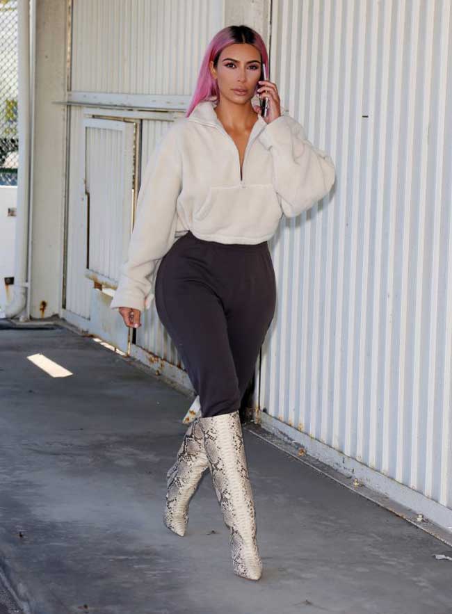 Kim Kardashian s'est teint les cheveux dans la teinte la plus en vogue de 2018