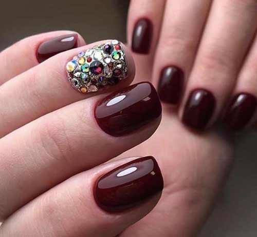 Marsala + strass